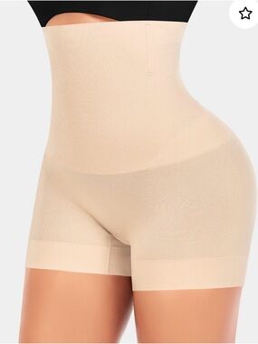 Tummy Control Seamless Shapewear Boyshort Werena Medium NEW Nude Steel Bone In